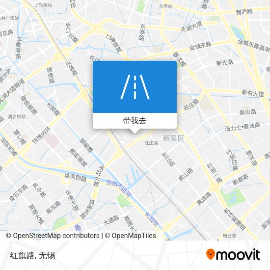 红旗路地图