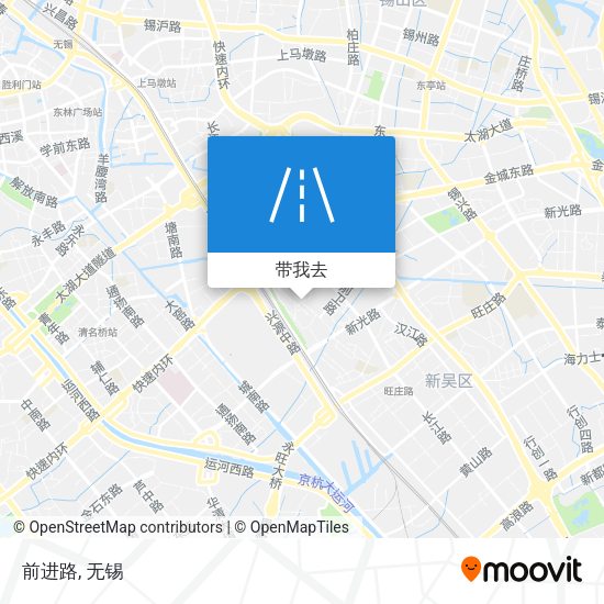 前进路地图