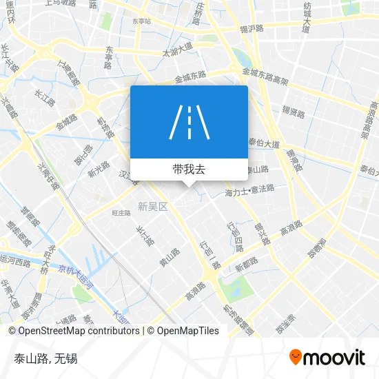 泰山路地图
