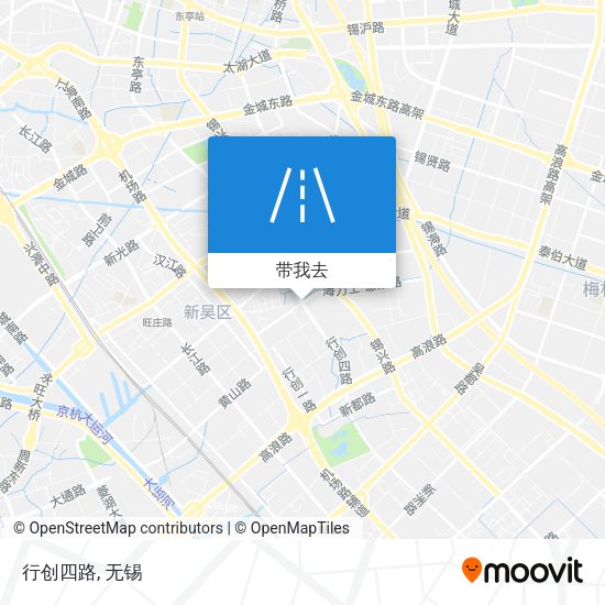行创四路地图