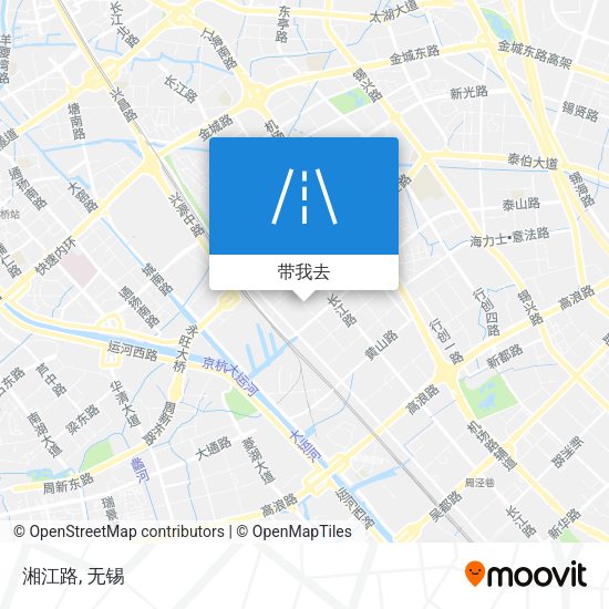 湘江路地图