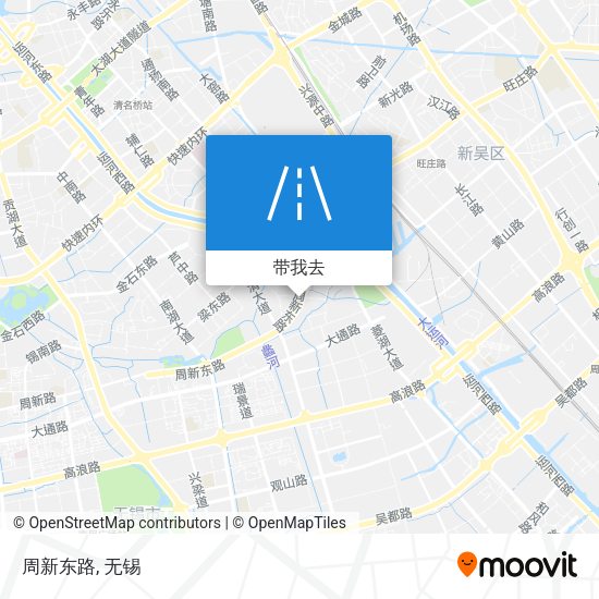 周新东路地图