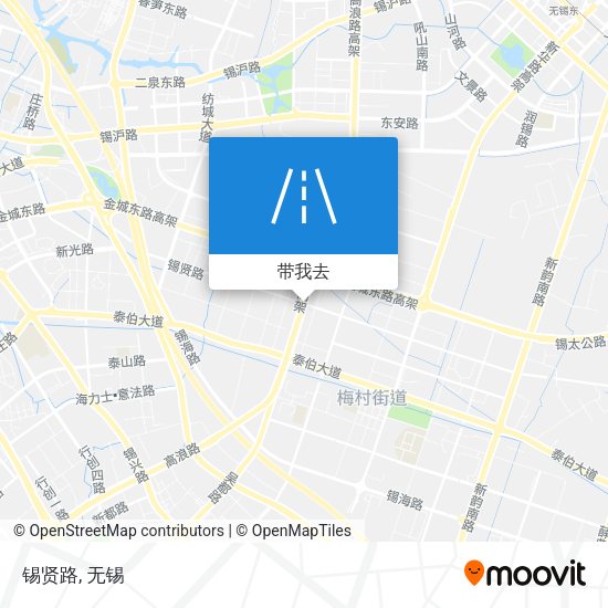 锡贤路地图
