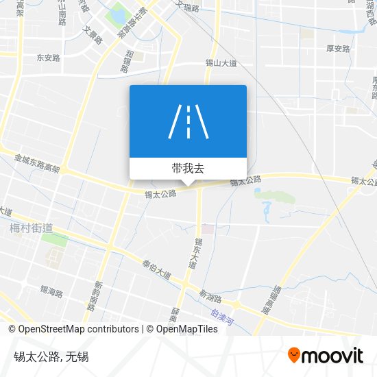 锡太公路地图