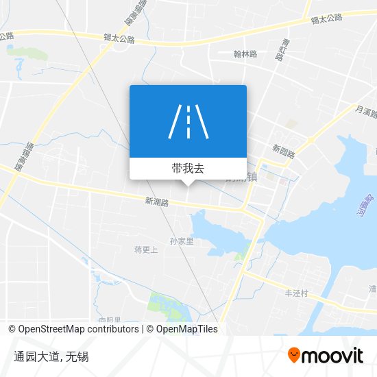 通园大道地图