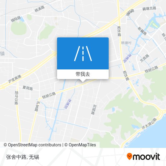 张舍中路地图