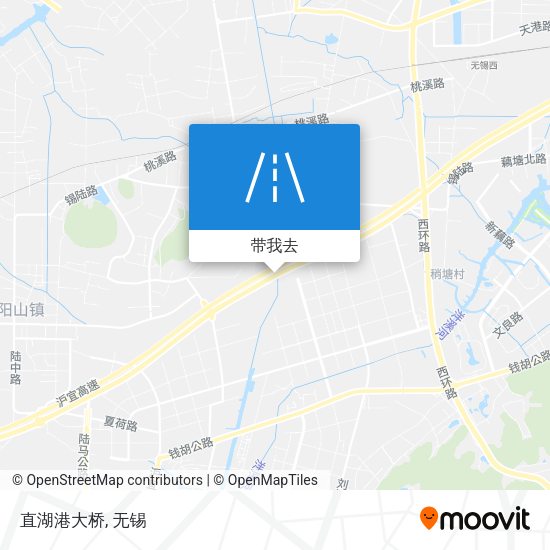 直湖港大桥地图