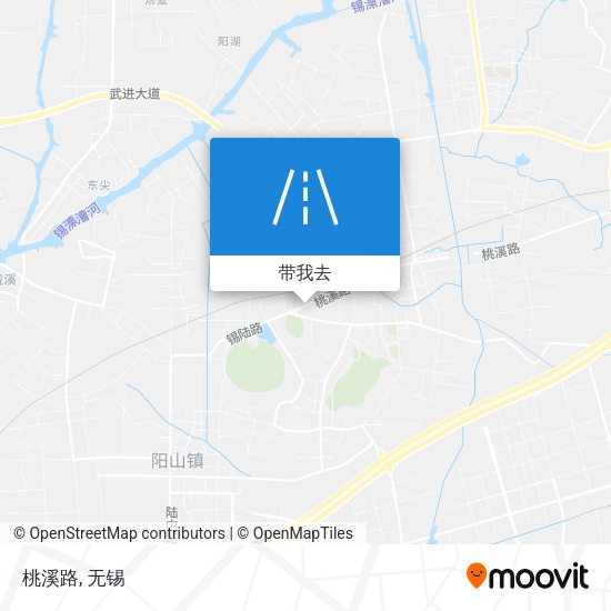 桃溪路地图