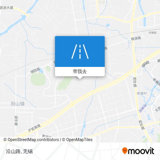 沿山路地图