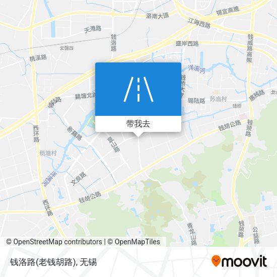 钱洛路(老钱胡路)地图