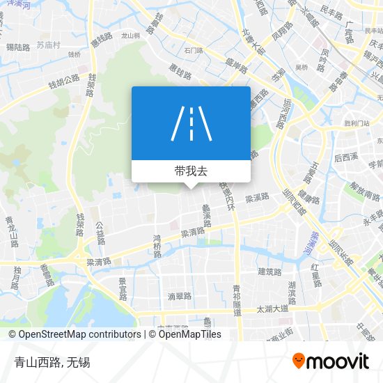 青山西路地图