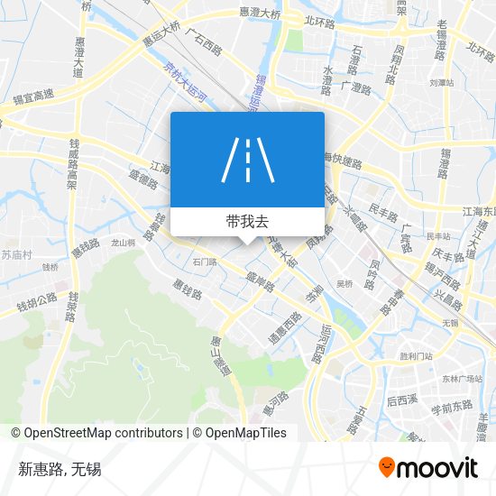新惠路地图