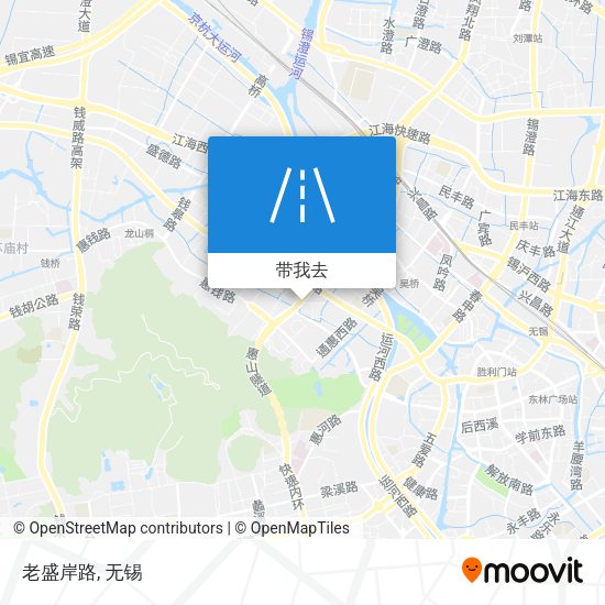 老盛岸路地图