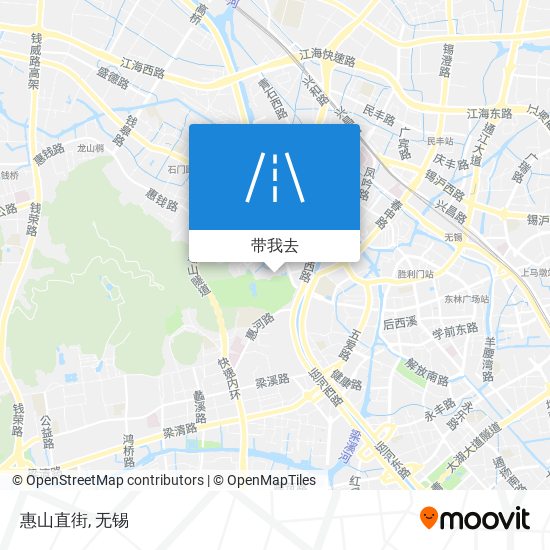 惠山直街地图