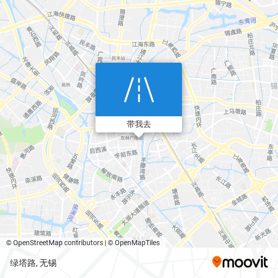 绿塔路地图