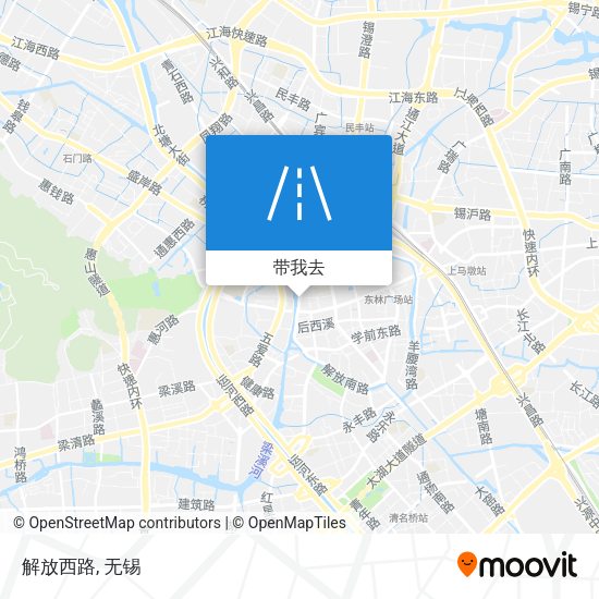 解放西路地图