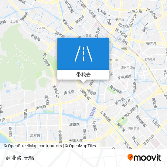 建业路地图