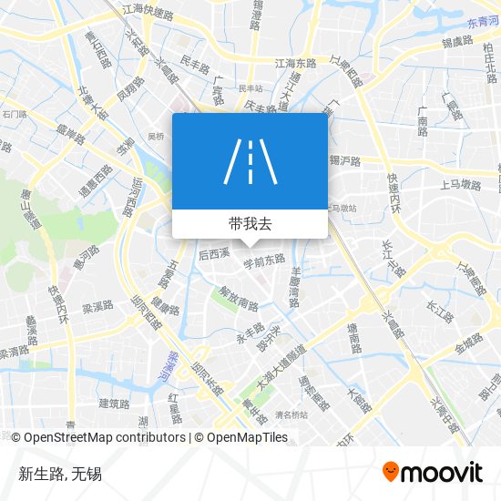 新生路地图