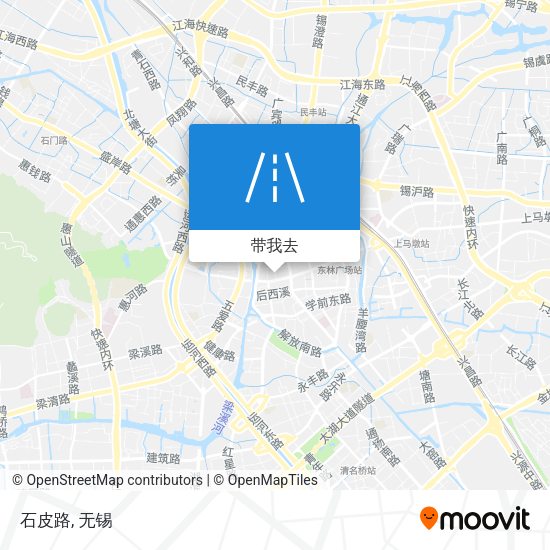 石皮路地图