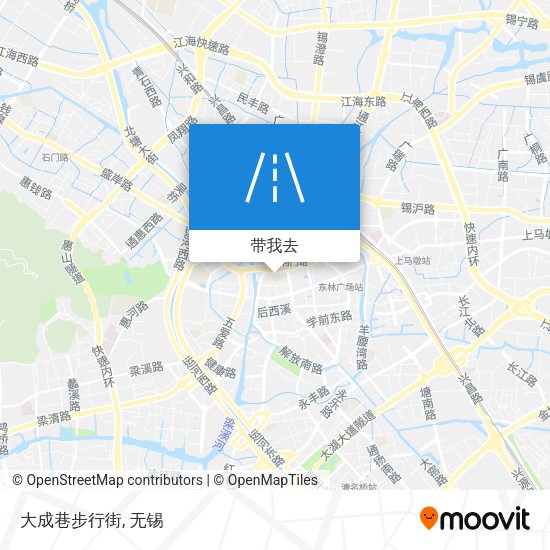 大成巷步行街地图