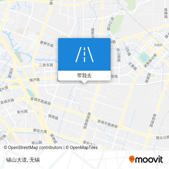 锡山大道地图
