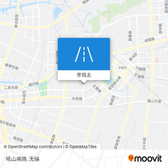 吼山南路地图