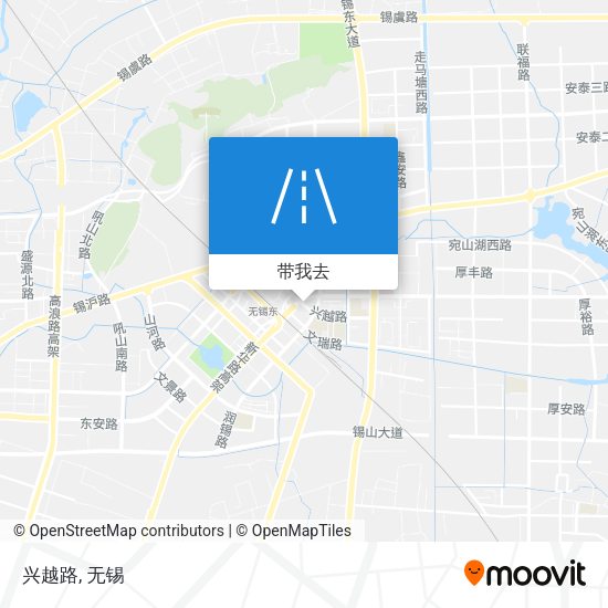 兴越路地图