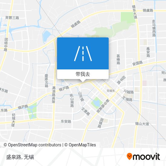 盛泉路地图