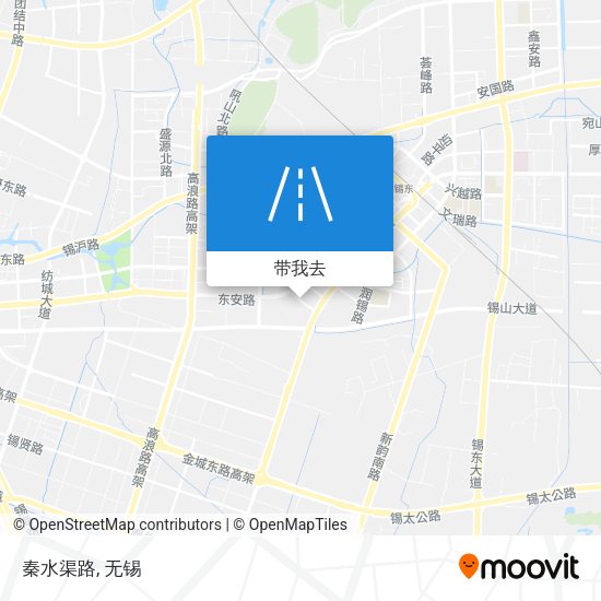 秦水渠路地图