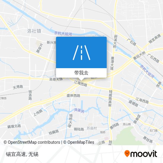 锡宜高速地图