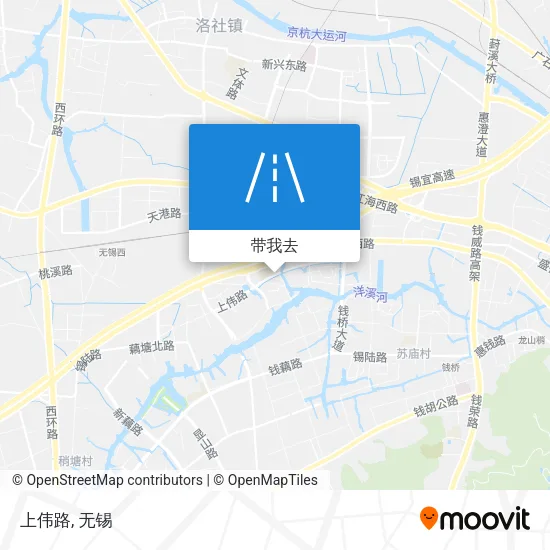 上伟路地图
