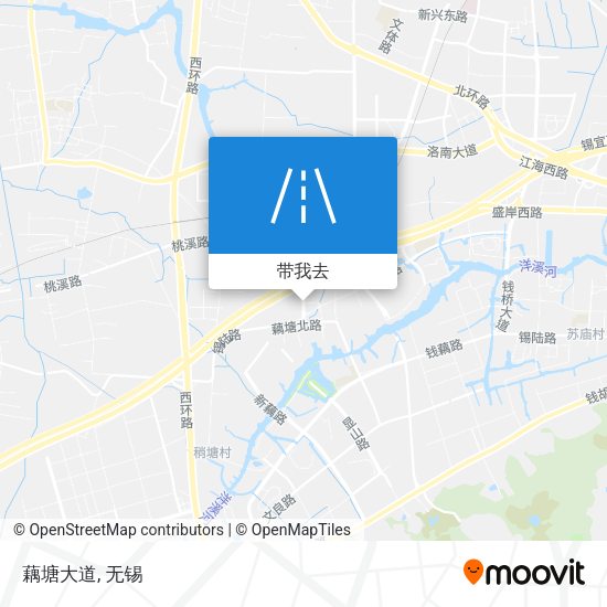 藕塘大道地图
