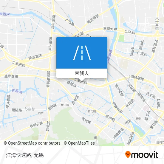 江海快速路地图