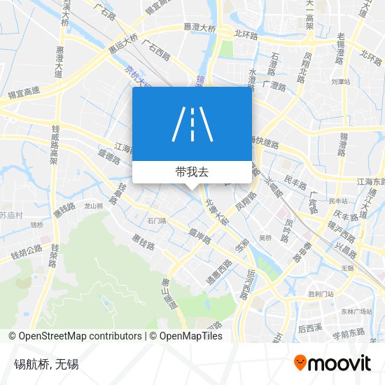 锡航桥地图