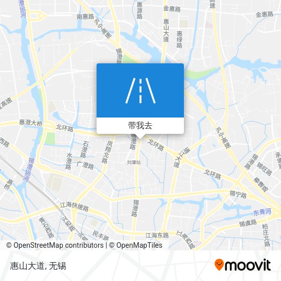 惠山大道地图
