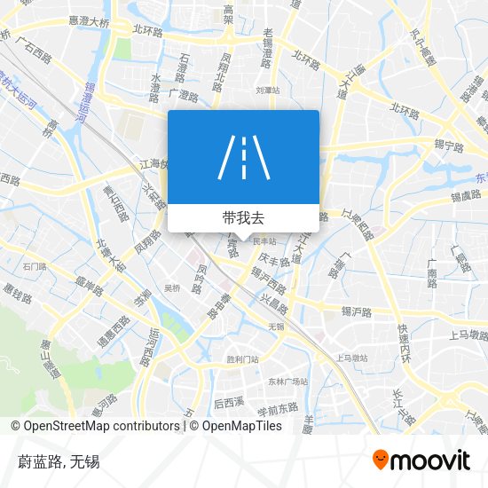 蔚蓝路地图