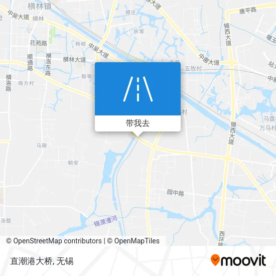 直潮港大桥地图