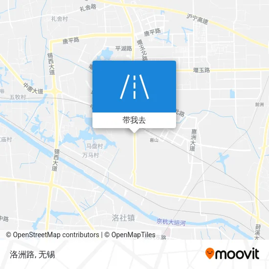 洛洲路地图