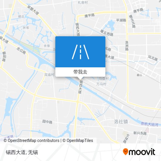 锡西大道地图