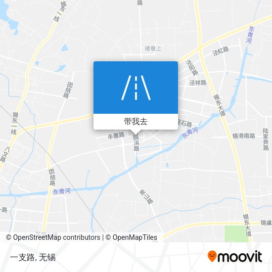 一支路地图