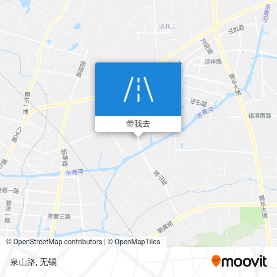 泉山路地图