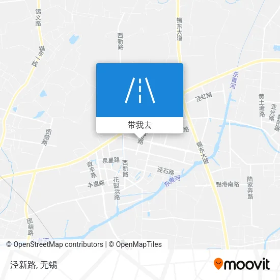 泾新路地图