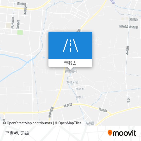 严家桥地图