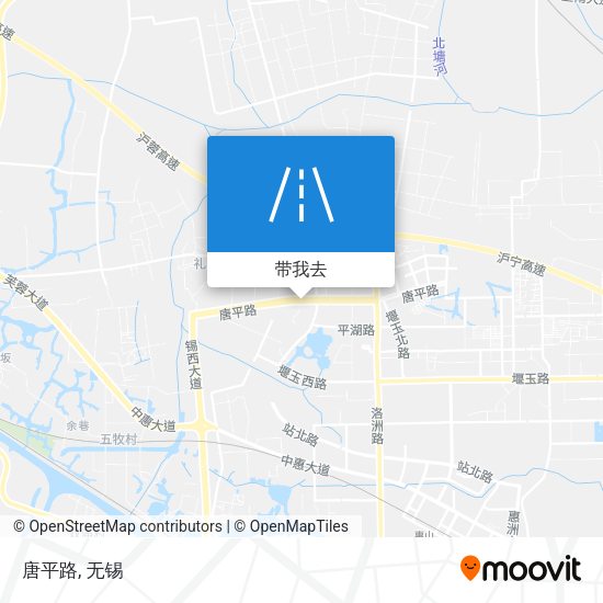 唐平路地图