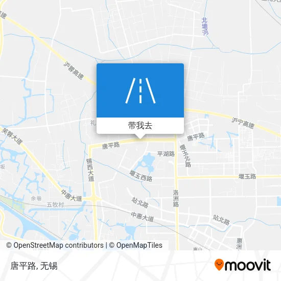 唐平路地图