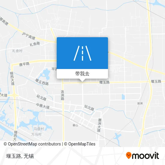 堰玉路地图