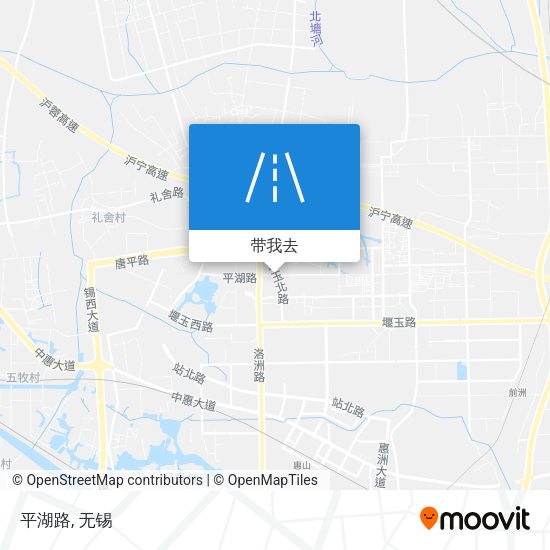 平湖路地图