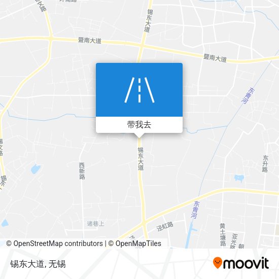 锡东大道地图