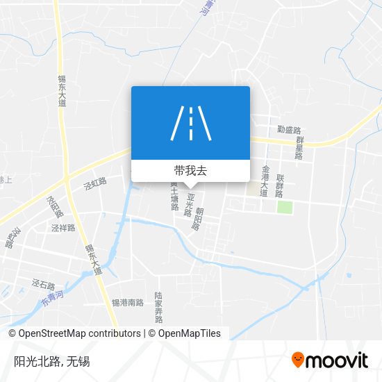 阳光北路地图