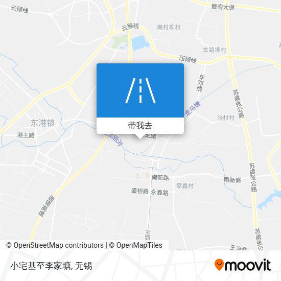 小宅基至李家塘地图